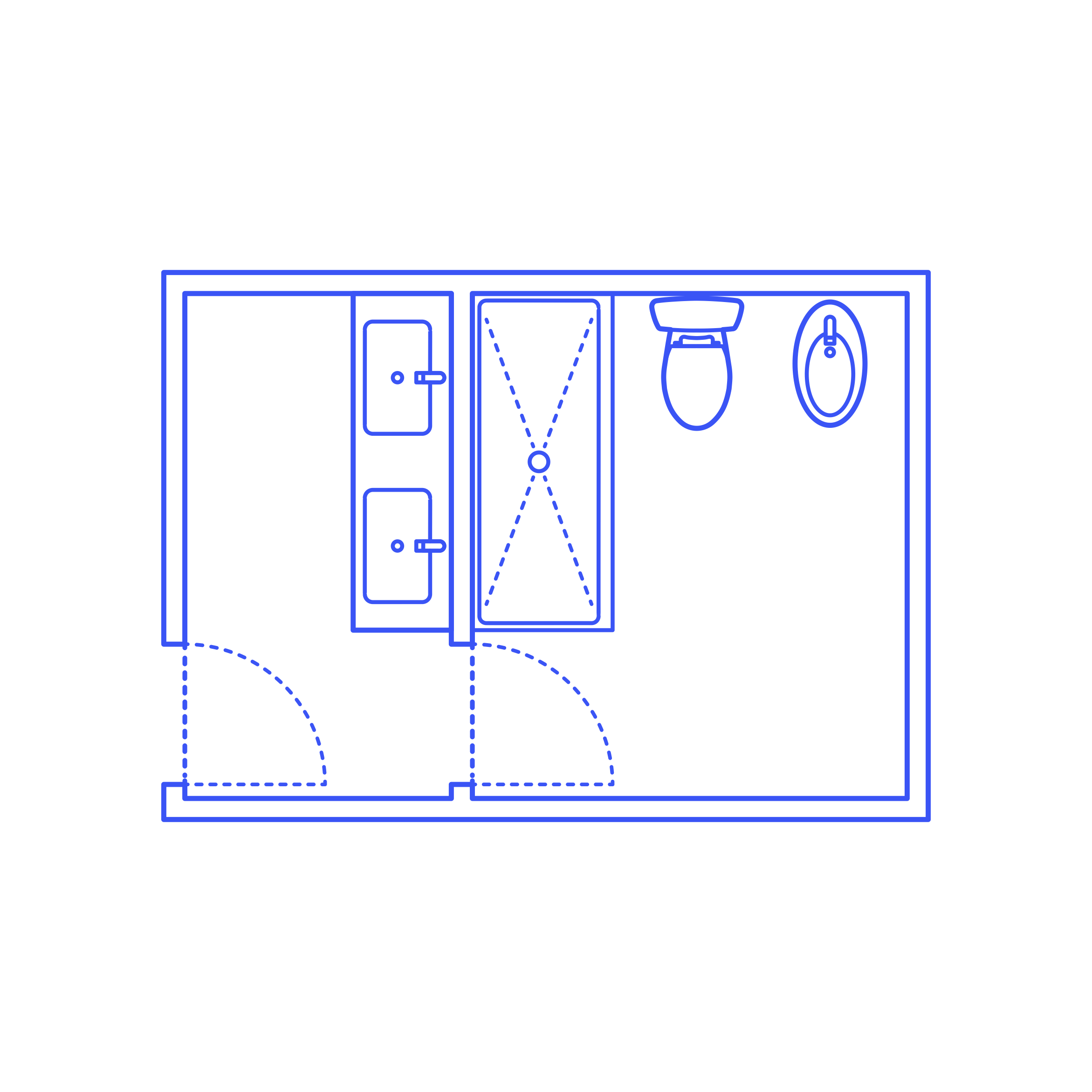 Layouts Bathrooms Primary Split Shower Bidet L Shape Technical Drawing Svg Vector Free Vectors